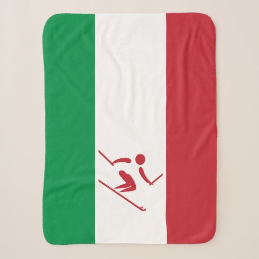 Team Alpine Ski Italien Sherpadecke (Vorderseite)