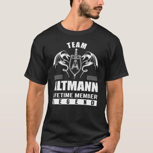 Team ALTMANN Lifetime Member Legende T-Shirt (Vorderseite)