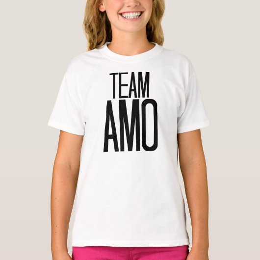 Team-Amo-T - Shirt im Weiß (Vorderseite)