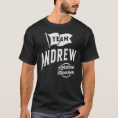 Team Andrew Lifetime Member Name Andrew T-Shirt (Vorderseite)
