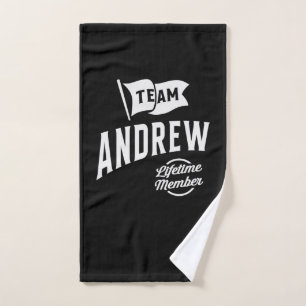 Team Andrew Lifetime Mitglied Badhandtuch Set