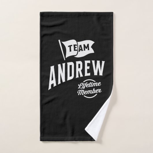 Team Andrew Lifetime Mitglied Badhandtuch Set (Handtuch)