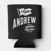 Team Andrew Lifetime Mitglied Dosenkühler (Rückseite)