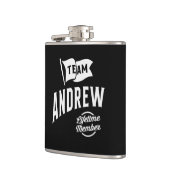 Team Andrew Lifetime Mitglied Flachmann (Links)