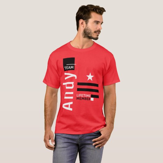 Team Andy T-Shirt (Vorne ganz)