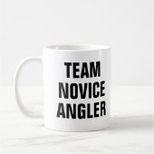 Team Anfänger-Angler Kaffeetasse (Links)