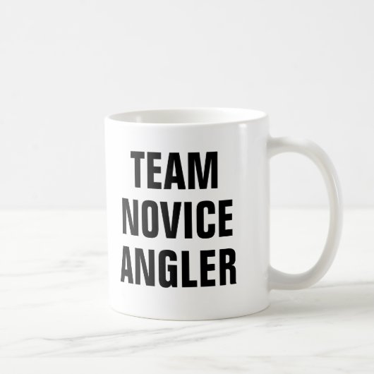 Team Anfänger-Angler Kaffeetasse (Rechts)