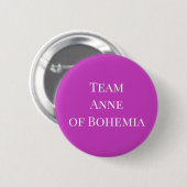 Team Anne von Böhmen Button (Vorne & Hinten)