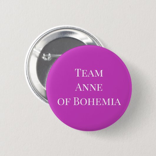 Team Anne von Böhmen Button (Vorne & Hinten)