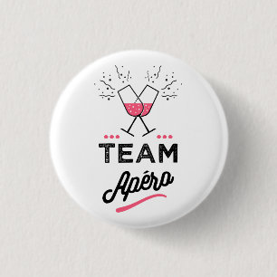 Team Apero Frau Button