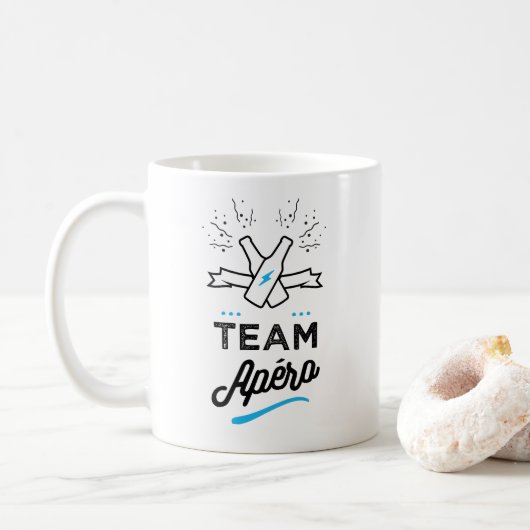 TEAM APERO KAFFEETASSE (Mit Donut)