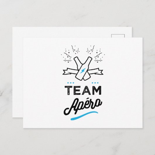 TEAM APERO POSTKARTE (Vorne/Hinten)