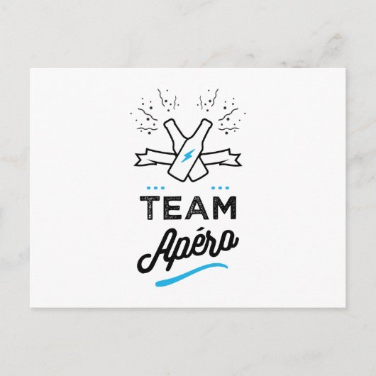 TEAM APERO POSTKARTE (Vorderseite)