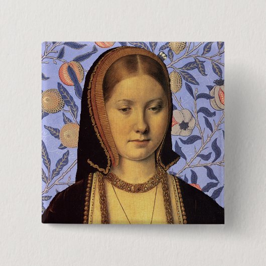 Team Aragon - Portrait Königin Catherine von Arago Button (Vorderseite)