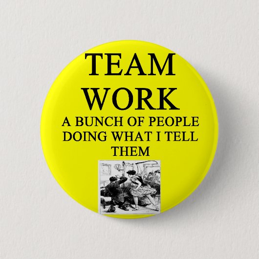 TEAM-Arbeitswitz Button (Vorderseite)