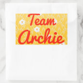 Team Archie Rechteckiger Aufkleber (Tasche)