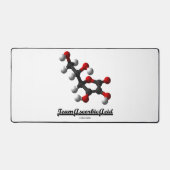 Team Ascorbinsäure (Chemische Molekül Vitamin C) Schreibtischunterlage (Vorderseite)