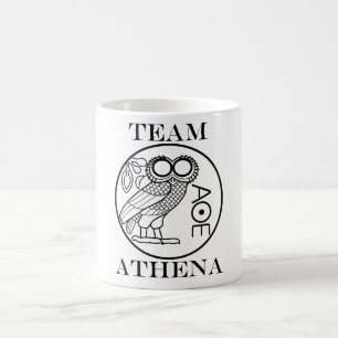 Team Athene (Engravers-Schriftart) Kaffeetasse