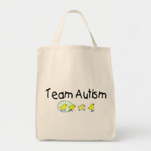 Team-Autismus (Küken) Tragetasche