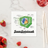 Team Autotrophe Pflanze Cell Biology Spaß Serviette (Beispiel)