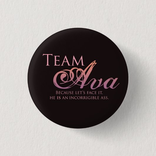 Team Ava Knopf Button (Vorderseite)