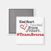 Team Aversa 2019 Magnet (Vorderseite/Rückseite)