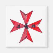 Team Aversa 2021 - 2 Zoll x 2 Zoll Magnet (Vorne)