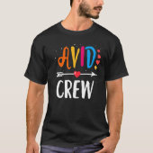 Team Avid Program Educator Lehrerin Cr T-Shirt (Vorderseite)