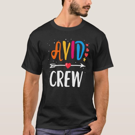 Team Avid Program Educator Lehrerin Cr T-Shirt (Vorderseite)