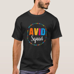 Team AVID Squad Program Educator T-Shirt