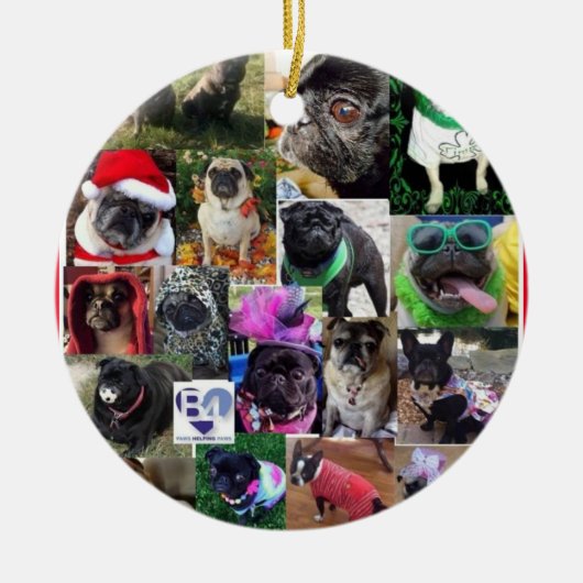 Team B4 Keramik Ornament (Vorne)