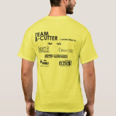 TEAM B-CUTTER T-Shirt (Rückseite)