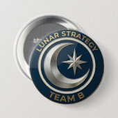 Team B Mond-Strategie-Emblem | Mond- & Stern-Anfüh Button (Vorne & Hinten)