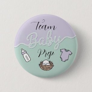 Team Baby Prep Nesting Gastgeschenk für Outfit Button