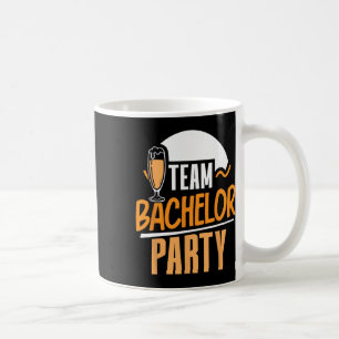 Team Bachelor Party Bride Groom Kaffeetasse