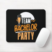 Team Bachelor Party Bride Groom Mousepad (Mit Mouse)