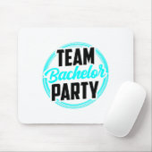 Team Bachelor Party Bridge Groom 2 Mousepad (Mit Mouse)