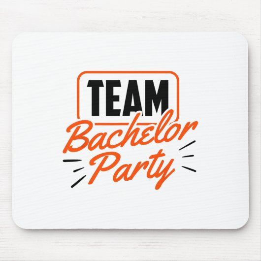 Team Bachelor Party Bridge Groom 3 Mousepad (Vorne)