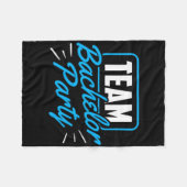 Team Bachelor Party Bridge Groom 5 Fleecedecke (Vorderseite (Horizontal))