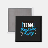 Team Bachelor Party Bridge Groom 5 Magnet (Vorderseite/Rückseite)