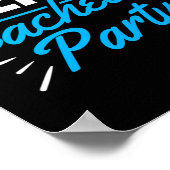Team Bachelor Party Bridge Groom 5 Poster (Ecke)