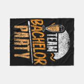 Team Bachelor Party Bridge Raum _1 Fleecedecke (Vorderseite (Horizontal))