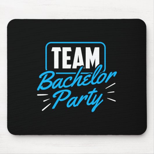 Team Bachelor Party Bridge Raum 1 Mousepad (Vorne)