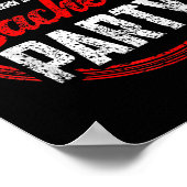 Team Bachelor Party Bridge Raum _2 Poster (Ecke)