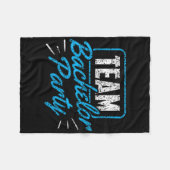 Team Bachelor Party Bridge Raum _3 Fleecedecke (Vorderseite (Horizontal))