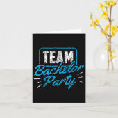 Team Bachelor Party Bridge Raum _3 Karte (Gelbe Blume)