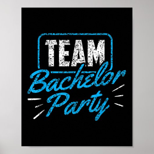 Team Bachelor Party Bridge Raum _3 Poster (Vorne)