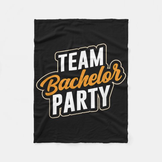 Team Bachelor Party Bridge Raum _4 Fleecedecke (Vorderseite)