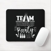 Team Bachelor Party Groom Bridge Mousepad (Mit Mouse)