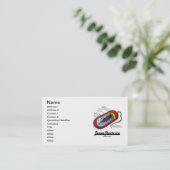 Team Bacteria (Prokaryote) Visitenkarte (Stehend Vorderseite)